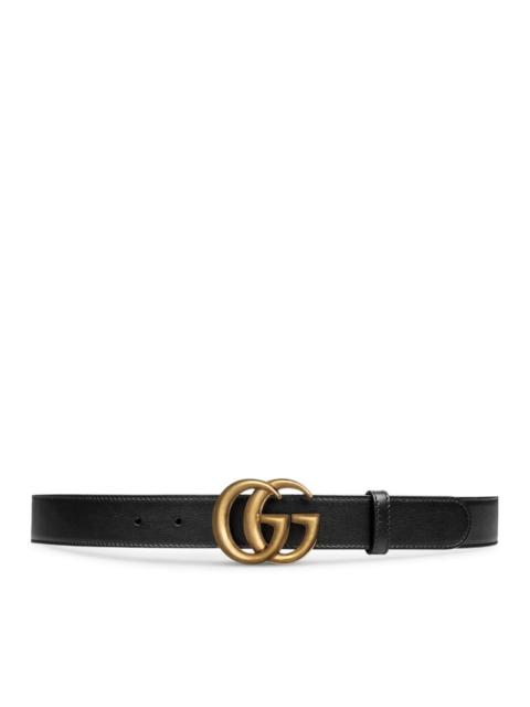 GUCCI Gucci Men Gg Marmont Thin Belt