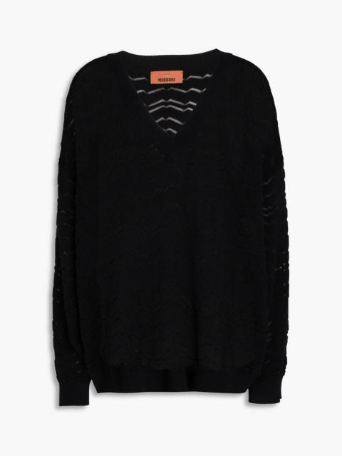 Missoni Oversized crochet-knit sweater