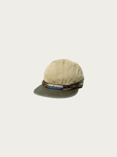 Kapital Chino BRIMFIELD Cap (NAVAJO BOAT) - Beige/Khaki