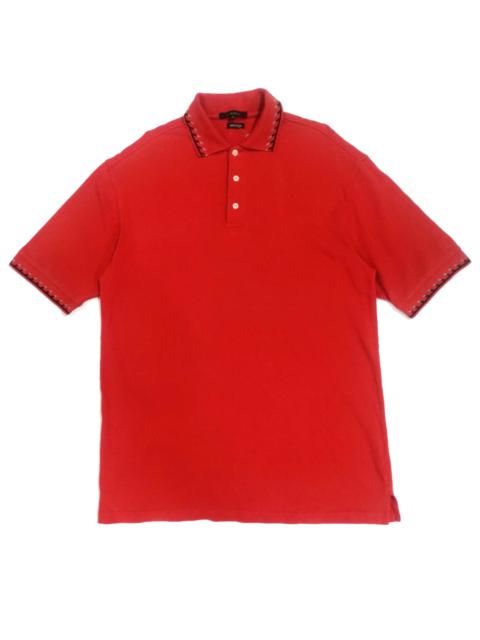Other Designers Designer - RARE! FERAUD PARIS SMALL LOGO RED SMART POLO