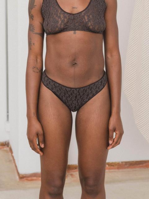 BASERANGE Crescent Pants - Organic Cotton Lace