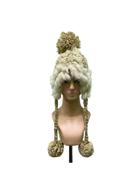 Other Designers Hat - Vintage Ocean Pacific Earflap Beanie Hat Beige Colour