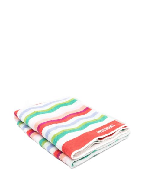 Missoni Missoni Home Striped-pattern Beach Towel