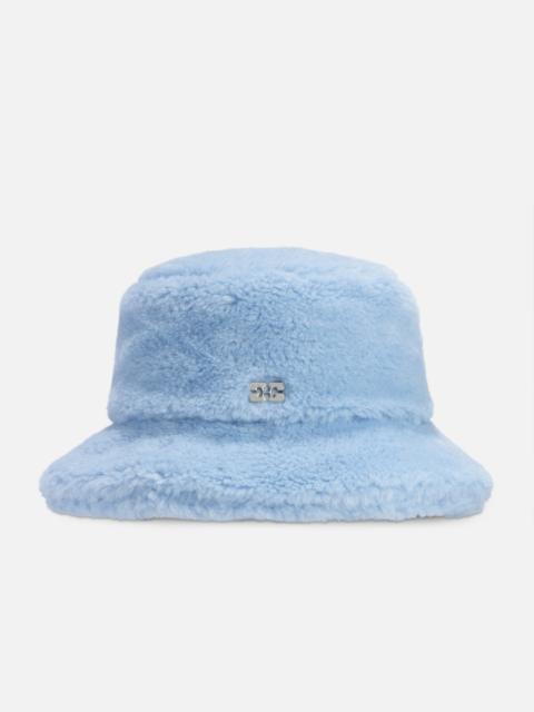 GANNI FLUFFY TECH BUCKET HAT