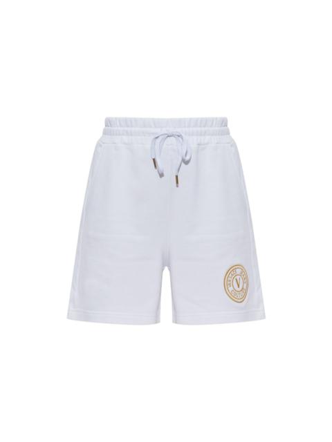logo-embroidered shorts