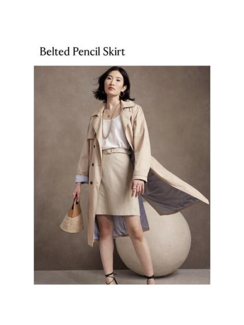Other Designers Banana Republic Khaki Skirt