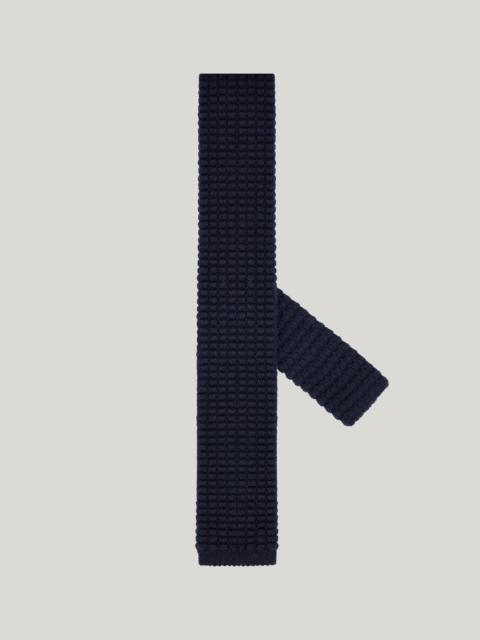 Canali BLUE CASHMERE KNIT TIE