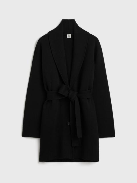 TOTEME Shawl-lapel robe black