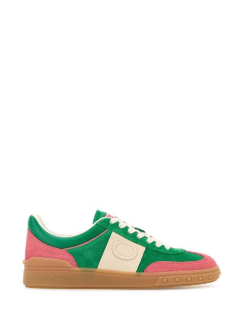 Valentino Valentino Garavani Women Multicolor Suede Upvillage Sneakers