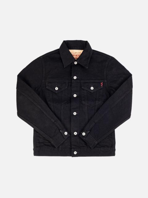 Iron Heart IHJ-86-BLK 14oz Selvedge Denim Modified Type III Jacket Black/Black