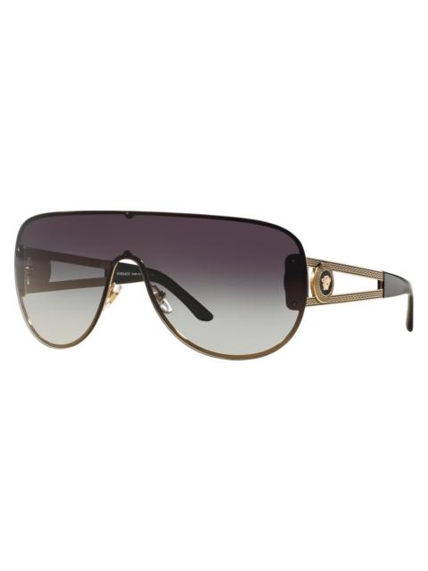 VERSACE Versace Grey Gradient Shield Ladies Sunglasses VE2166 12528G 141
