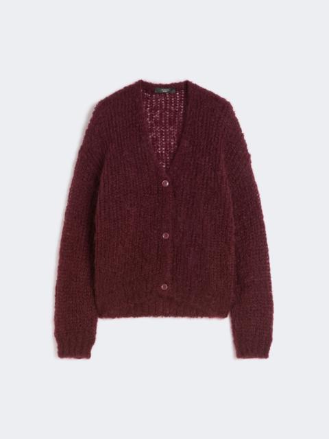 WEEKEND Max Mara Mohair cardigan - BORDEAUX