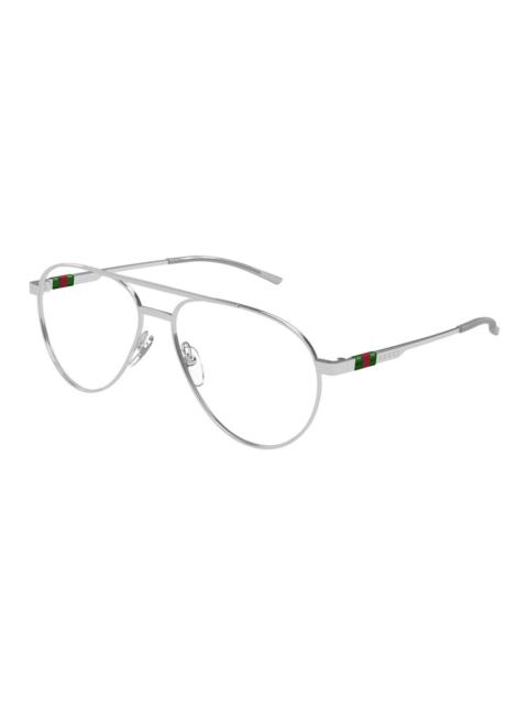 GUCCI Gucci Demo Pilot Men's Eyeglasses GG1679O 001 56