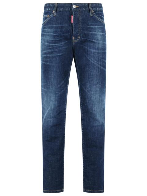 DSQUARED2 Dsquared2 'Teddy' Blue Cotton Jeans Men