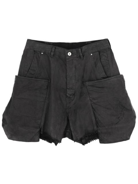 Rick Owens DRKSHDW COTTON DENIM STEFAN CARGO SHORTS