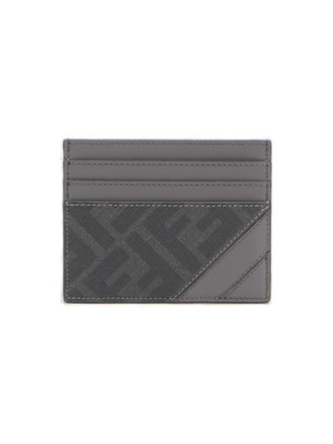 Diagonal Ff Printed Card Holder