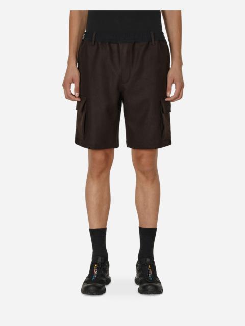 GR10K Salomon Panno Utility Shorts Brown