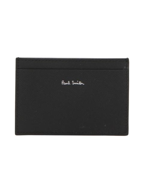 Black Multicolour Leather Cardholder
