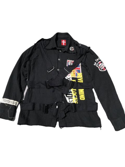 Other Designers Japanese Brand - No Future x Sex Pistols Bondage Strap Raw Seam Jacket