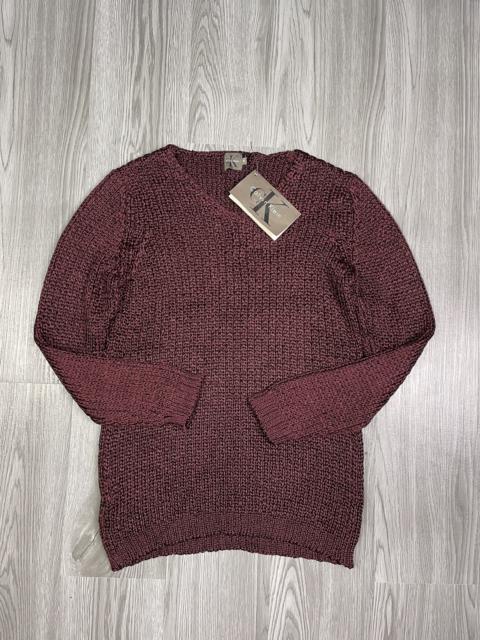 Other Designers Calvin Klein - Calvin Klein Wine Color Knittwear