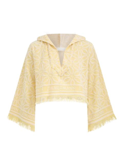 Zimmermann Coco Toweling Hooded Top