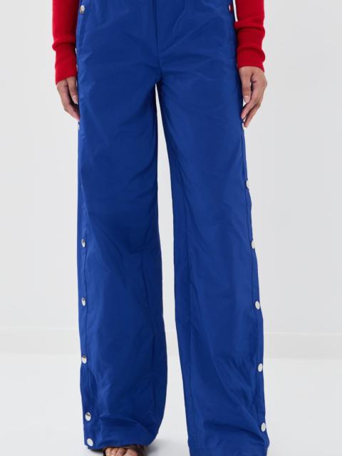 Tibi Nylon Snap Pull On Joggers