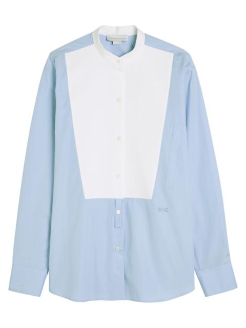 Stella McCartney Stella Mccartney Colour-blocked Cotton-poplin Shirt