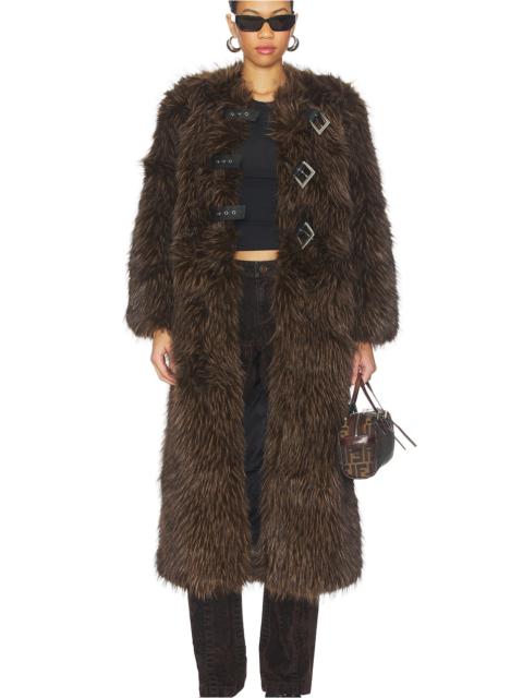 APPARIS Nolwen Fox Maxi Coat