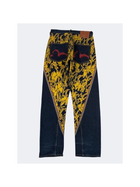 EVISU Daicock Ornamental Pattern Jeans