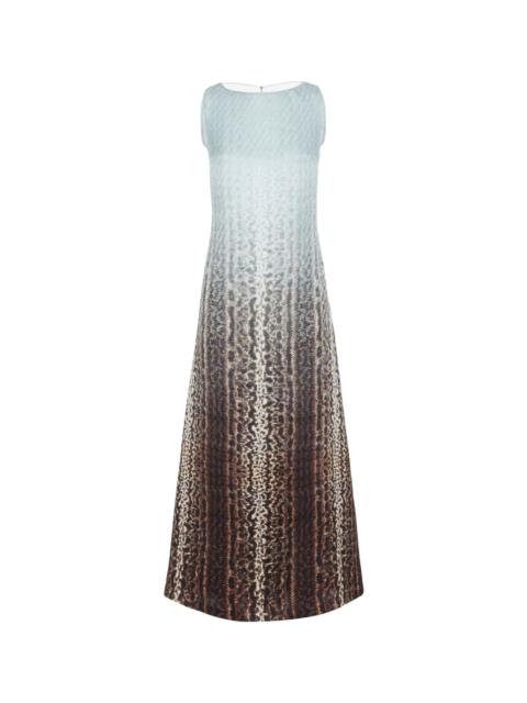 FENDI Animalier Silk Dress