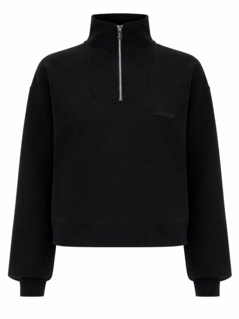 JACQUEMUS Jacquemus Women Grosgrain Sweatshirt With Turtleneck