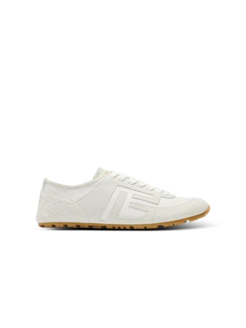 Balmain Racer 45 trainers in lambskin and suede