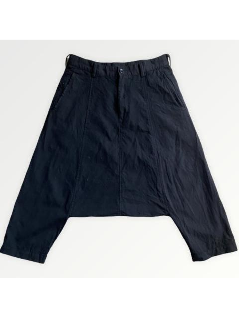 Other Designers Comme des Garcons Black - Wool Drop Crotch Shorts
