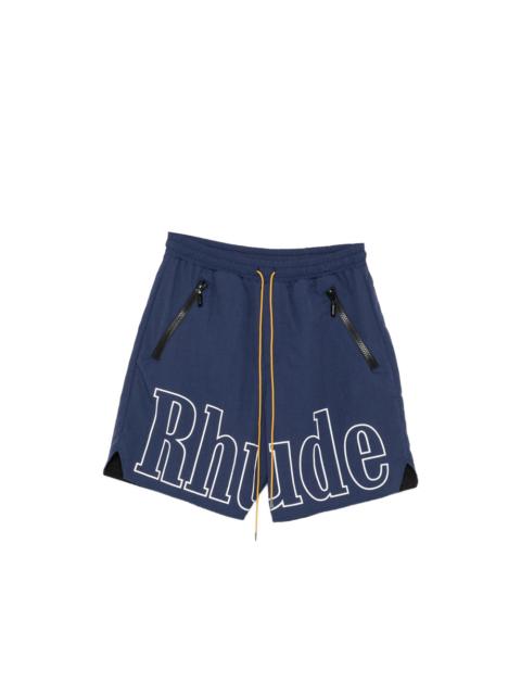 Rhude Rhude Blue Shorts - Track & Running Shorts Men
