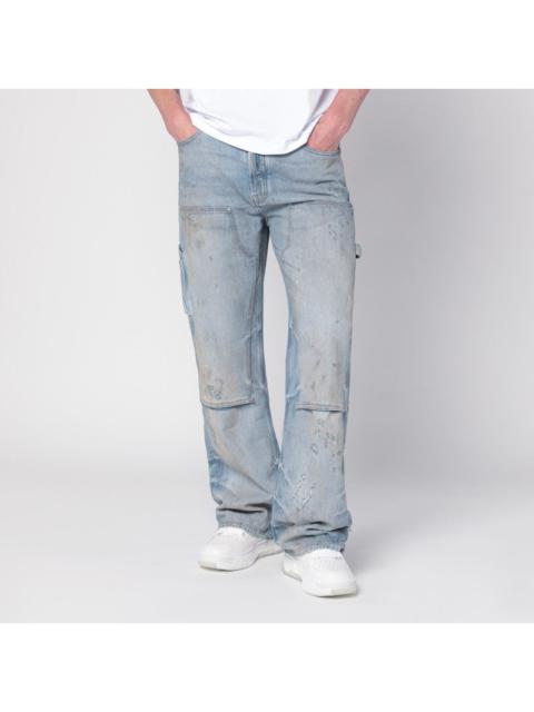 Amiri Jeans Carpenter Light Washed Blue Men
