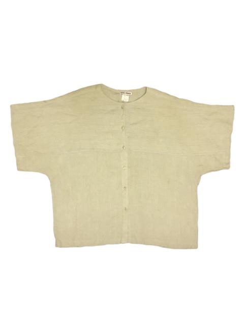 ISSEY MIYAKE Vintage 1970s Issey Miyake Linen Women Baggy Shirt