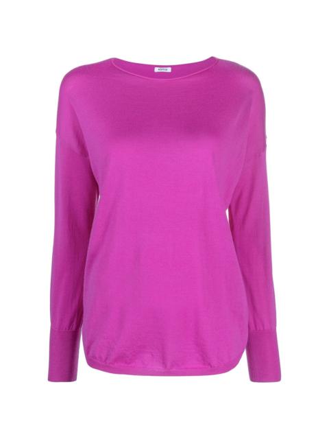 Aspesi fine-knit virgin wool jumper