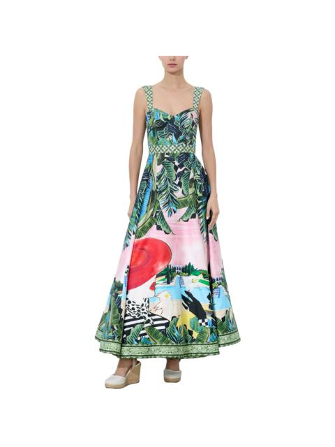 alice + olivia Fia Midi Dress