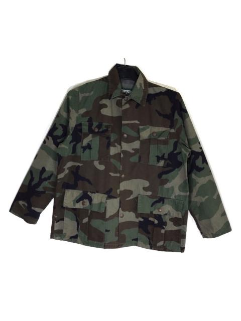 Other Designers Vintage - Made In Usa Vintage Saftbak Camouflage Military Jacket