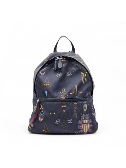 FENDI Fendi Monster Unisex Backpack Limited Edition 7VZ043 Black