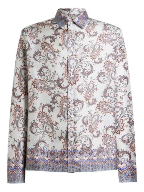 Etro Etro Men Paisley Leaf Print Shirt
