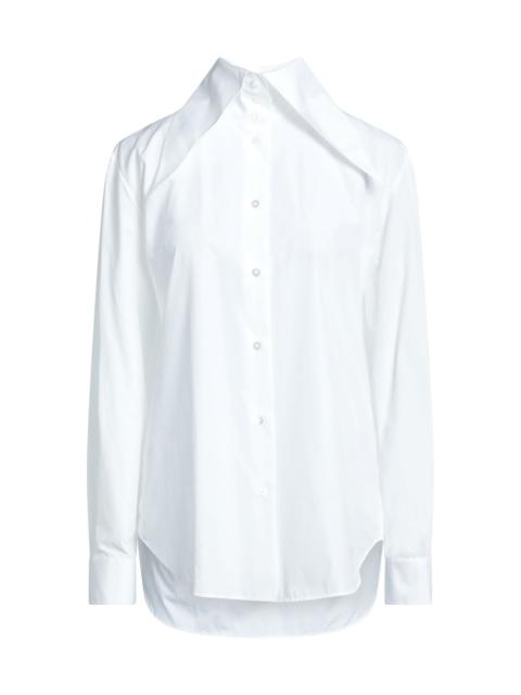 The Row White Women's Solid Color Shirts & Blouses