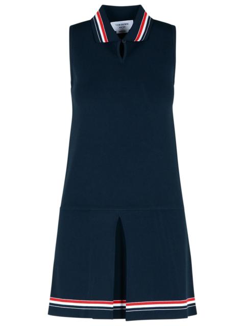 Thom Browne Thom Browne Tennis Dress Navy Viscose Blend