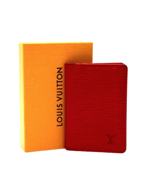Louis Vuitton Louis Vuitton Pocket Organizer - Red Epi Leather