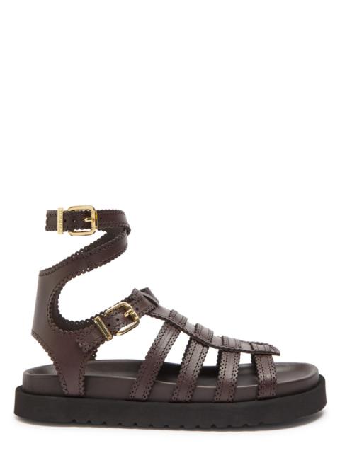 Zimmermann Zimmermann Goldie Gladiator Leather Sandals