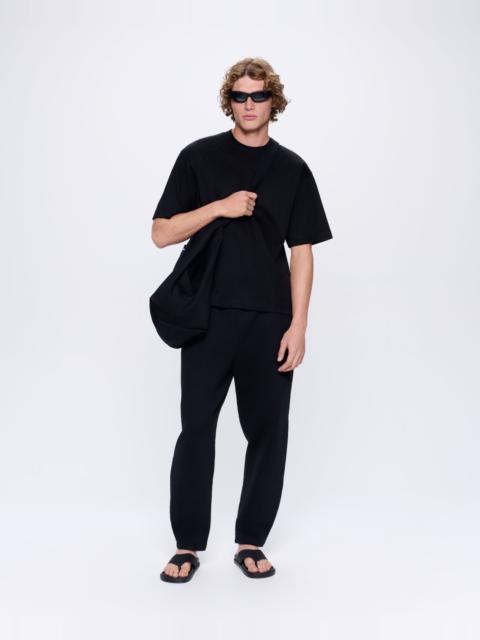 PANGAIA Mens DNA Barrel-Leg Track Pants - Black