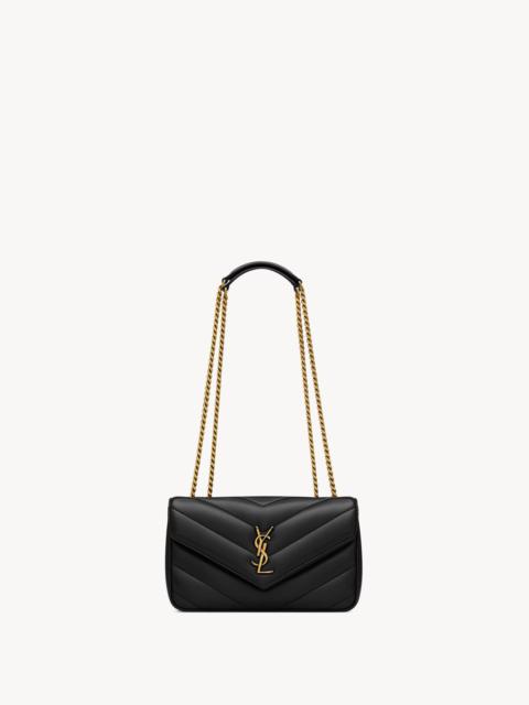 SAINT LAURENT Saint Laurent Loulou Small Quilted Crossbody Bag Black
