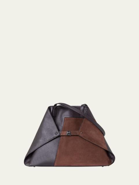 AKRIS Ai Medium Patchwork Leather Tote Bag