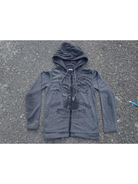 PPFM PPFM Archival Grey Graphic Hoodie