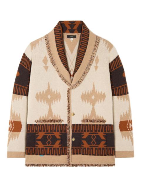 Alanui Alanui Icon Jacquard Fringed Cardigan